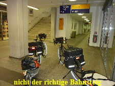 leider falscher Bahnsteig