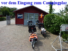 Eingang zum Campingplatz