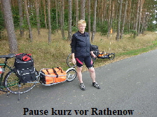 Pause vor Rathenow