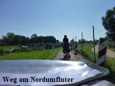 am Nordumfluter entlang