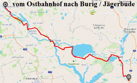 Ostbahnhof bis Burig / Jgerbude