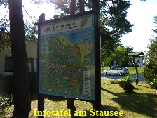 Infotafel am Stausee