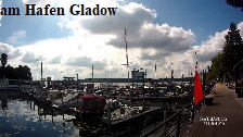 am Hafen in Gladow