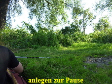 anlegen zur Pause