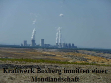 Mondllandschaft mit Kraftwerk