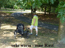 ein sehr warmer Tag