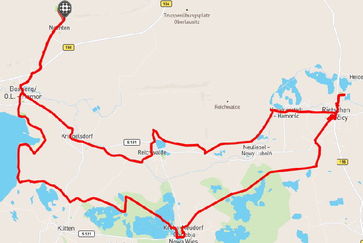 Rundtour Nochten-Reichwalde-Rietschen und zurck