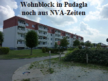 ehemaliger NVA-Wohnblock in Pudagla