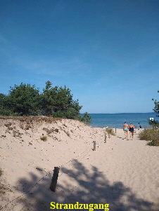 Strandzugang bei Zinnowitz