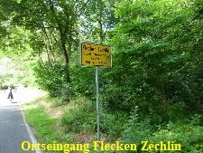 Ortseingang Flecken Zechlin