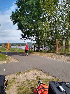 am zuknftigen Radweg Berlin -Warschau