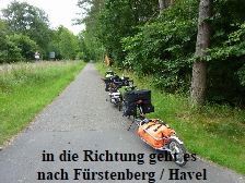 Richtung Frstenberg / Havel