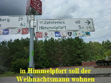 in Richtung Himmelpfort