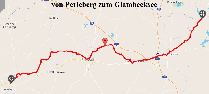 von Perleberg zum Glambecksee