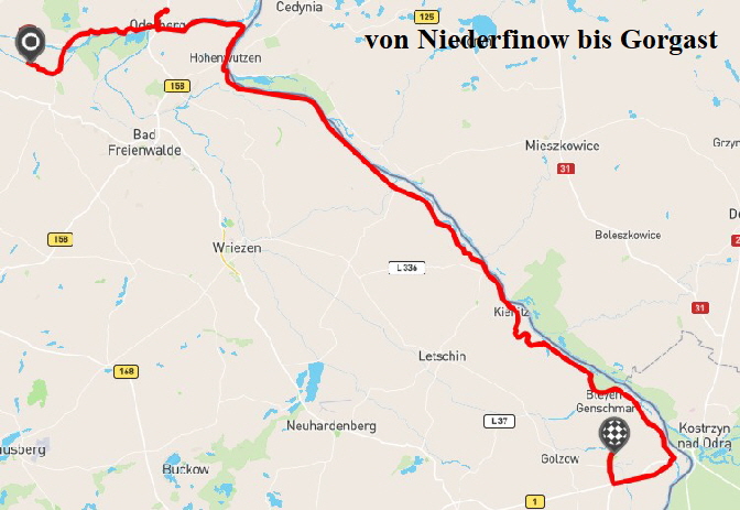 von Niederfinow nach Gorgast