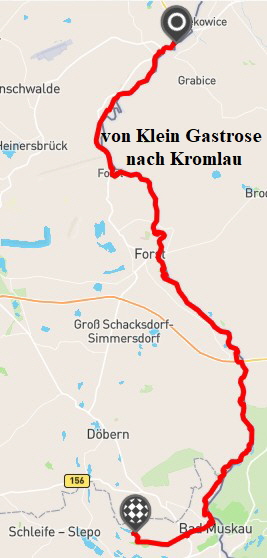 von Klein Gastrose nach Kromlau