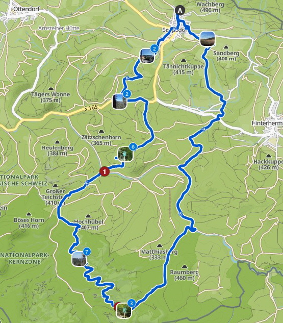 erste Wanderung 2023 original