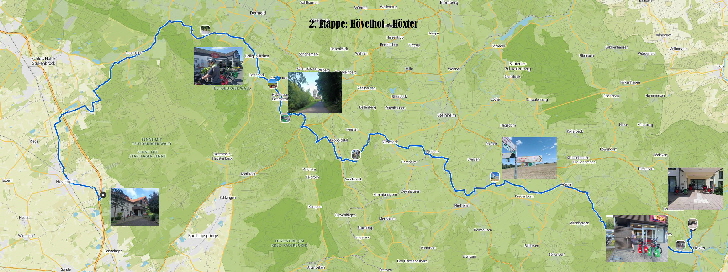 2. Etappe Hvelhof - Hxter a