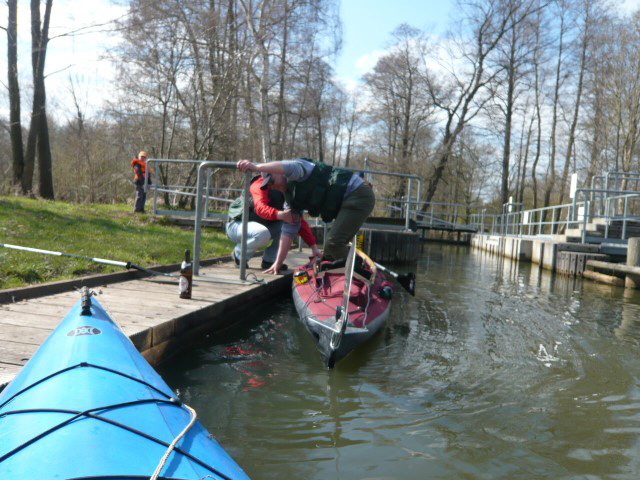 Ausstieg zweite Schleuse